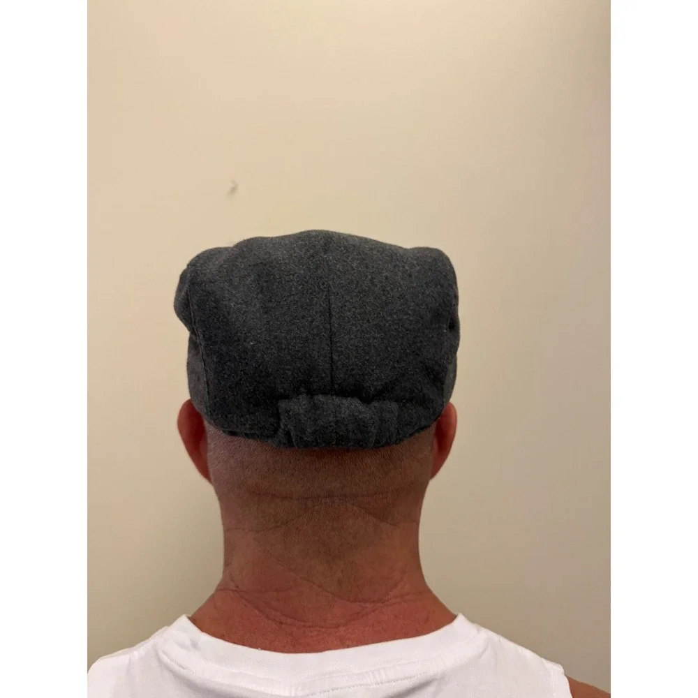 Farah Grey Flat Cap and Brown Herringbone Ivy Hat Bundle Mens Newsboy Caps